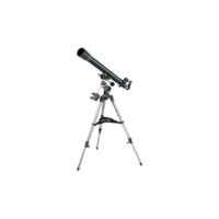 Telescopio refractor Celestron AstroMaster 70 EQ con montura ecuatorial y trípode de aluminio