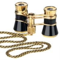 ESCHENBACH GLAMOUR NEGRO Y DORADO CON CADENA